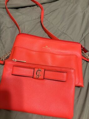 Juicy Couture Women's orange Crossbody Bag with Pouch